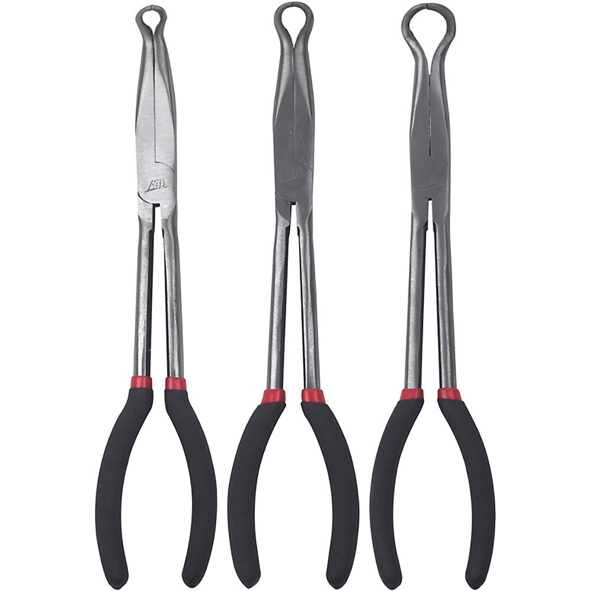 ATD Pliers Set Ring Nose 11" Nose 3 Pc, Model# 10802